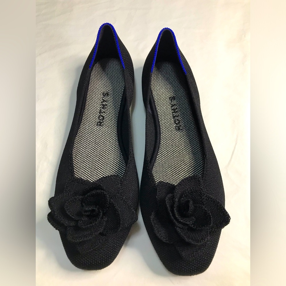 Rothys Flats with beautiful flower accent